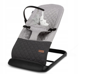 Leżaczek bujaczek LARO Grey/Black