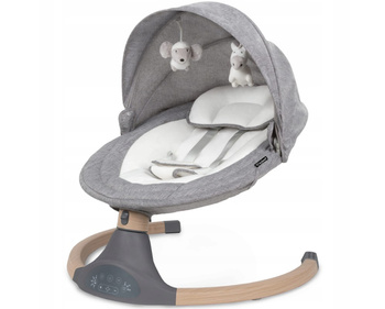 Bujaczek leżaczek elektryczny 2w1 LUXI Dark 1 szt Melange/Wooden